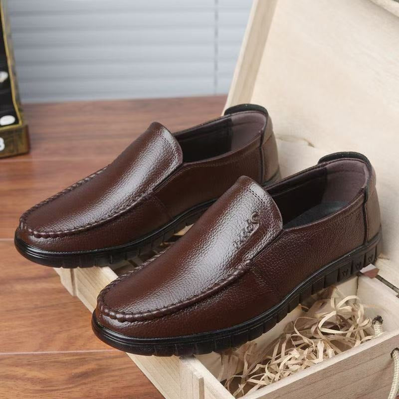 Herren Bequeme Lederslipper Echoarchiv