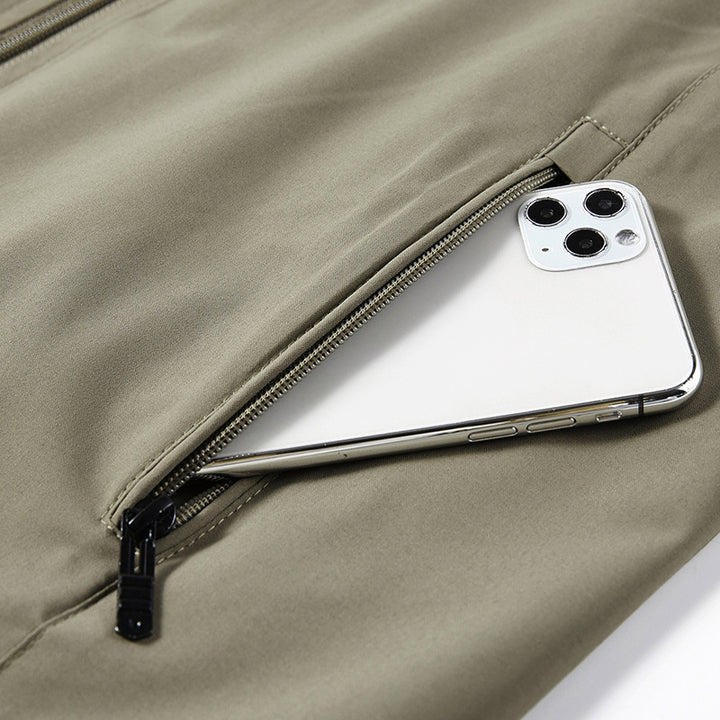 Herren Atmungsaktive Softshell-Outdoorweste mit Mesh‑Innenfutter und Reißverschlusstaschen – Marzano