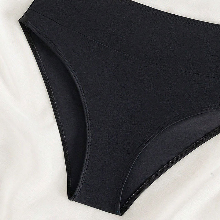 Damen Sport-Bikini mit hohem Bund und breiten Trägern Echo Archiv