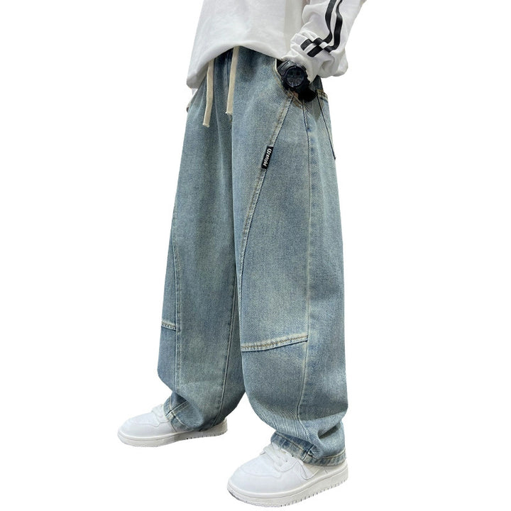 Herren lässige Utility-Jeans mit breitem Bein Echo Archiv