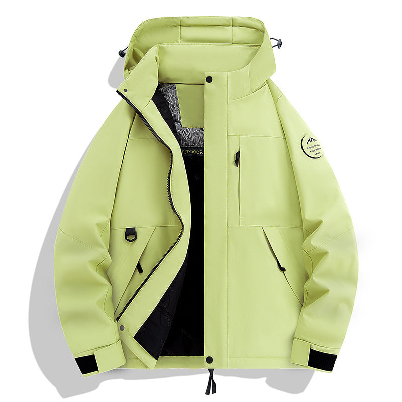Herren Wasserdichte und atmungsaktive Softshell-Outdoorjacke Echoarchiv
