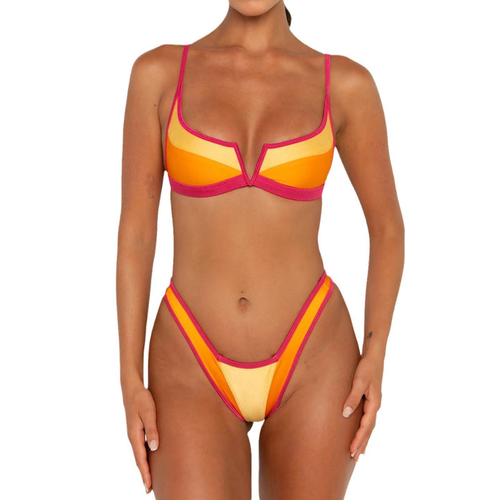 Damen Triangel-Bikini mit modernen Grafik-Elementen Echo Archiv