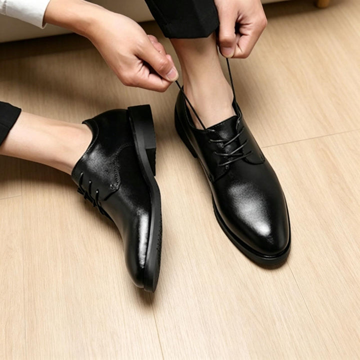 Herren Elegante Schnürschuhe aus hochwertigem Leder Echoarchiv