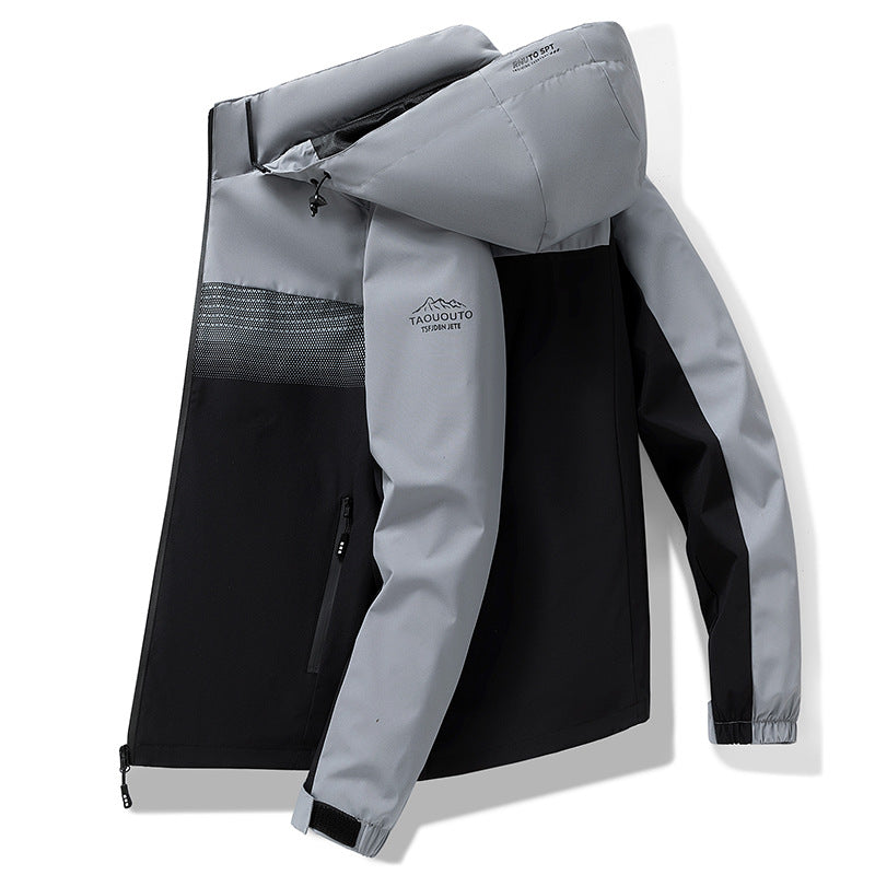 Herren Multifunktionale Outdoorjacke mit abnehmbarer Kapuze Echo Archiv
