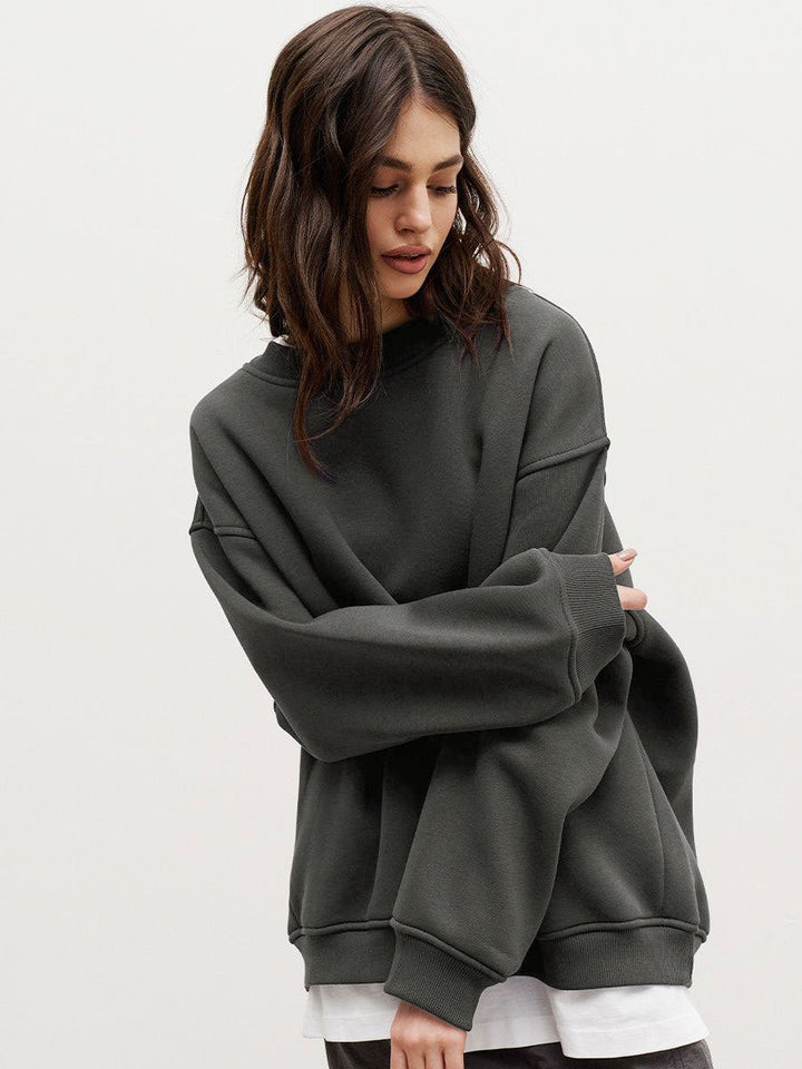 Damen Oversized SwEchoarchivtshirt im lässigen Stil mit übergroßen Ärmeln und elastischen Bündchen Echoarchiv