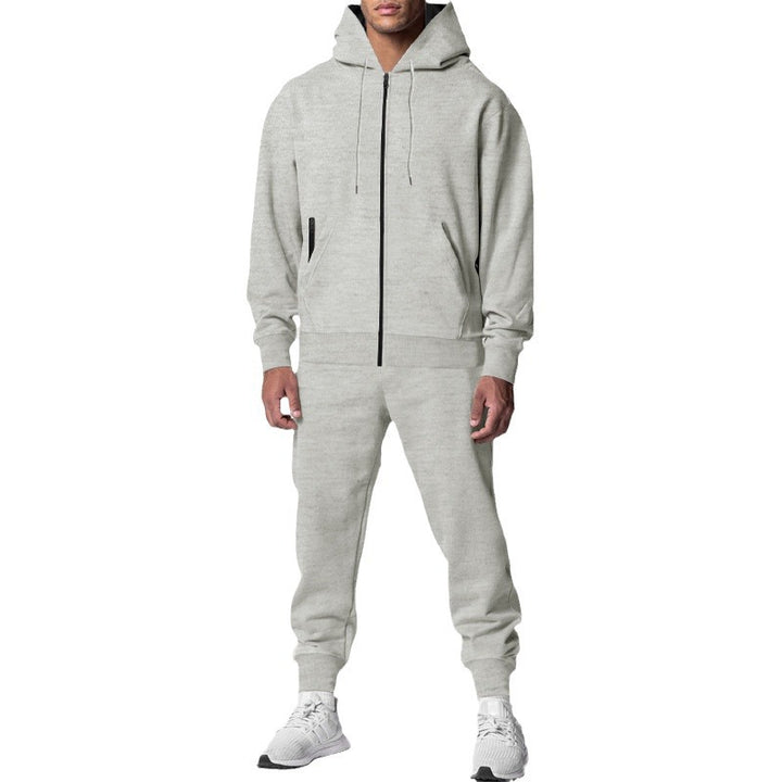 Herren Sportliches Hoodie- und Jogginghose-Set Echoarchiv