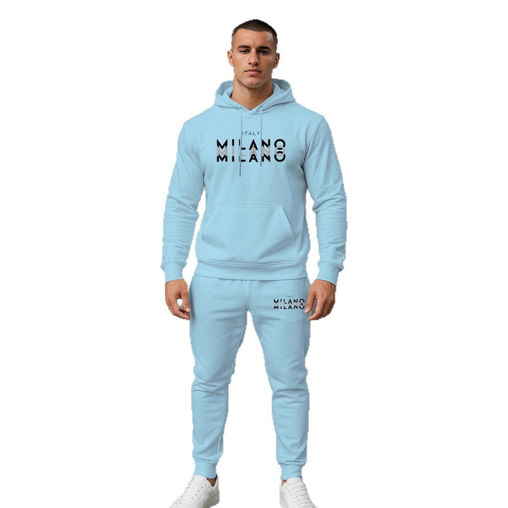 Herren Sportliches Hoodie- und Jogginghosen-Set Echoarchiv