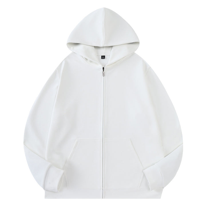 Unisex Oversize Kapuzen‑Zipjacke aus French‑Terry mit verdeckter Nahtführung Echo Archiv
