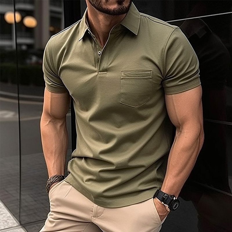 Herren Modern Fit Essential Polo-Shirt Echoarchiv