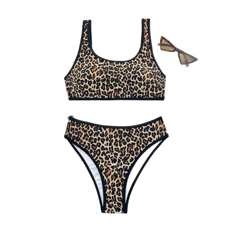 Damen Bikini-Set mit trendigem Leopardenmuster Echo Archiv