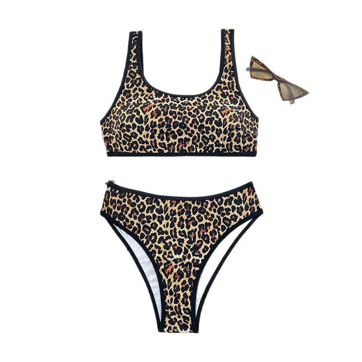 Damen Bikini-Set mit trendigem Leopardenmuster Echo Archiv