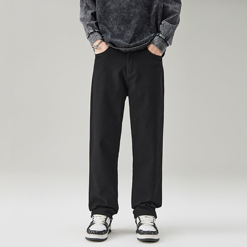 Herren Gerade geschnittene Vintage-Denim-Jeans mit entspanntem Sitz und verwaschenem Finish Echo Archiv