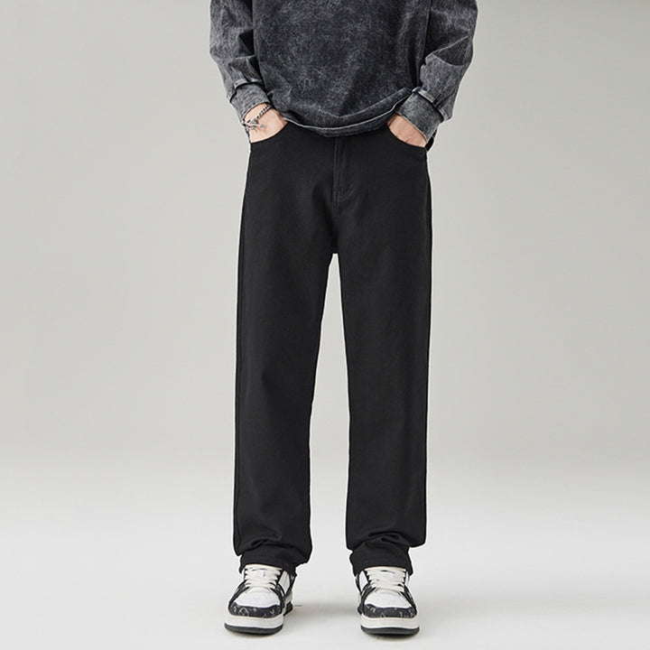 Herren Gerade geschnittene Vintage-Denim-Jeans mit entspanntem Sitz und verwaschenem Finish Echo Archiv