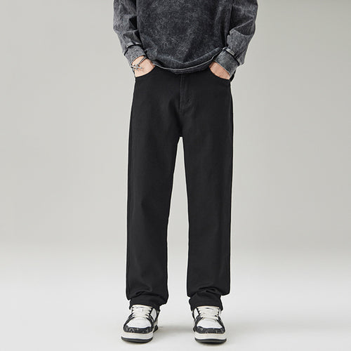 Herren Gerade geschnittene Vintage-Denim-Jeans mit entspanntem Sitz und verwaschenem Finish Echo Archiv
