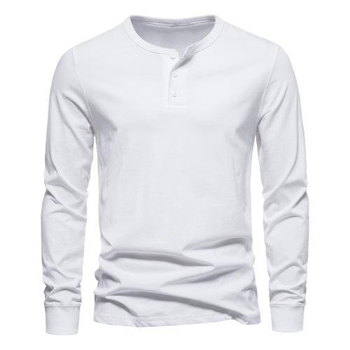 Herren Langarm-Henley-Shirt mit Knopfleiste und hohem Tragekomfort Echoarchiv