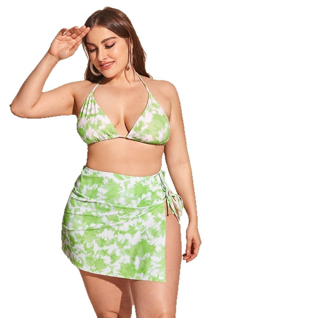 Damen Bikini-Set mit verspieltem Wickeldesign und elastischem Hosenbund Echo Archiv