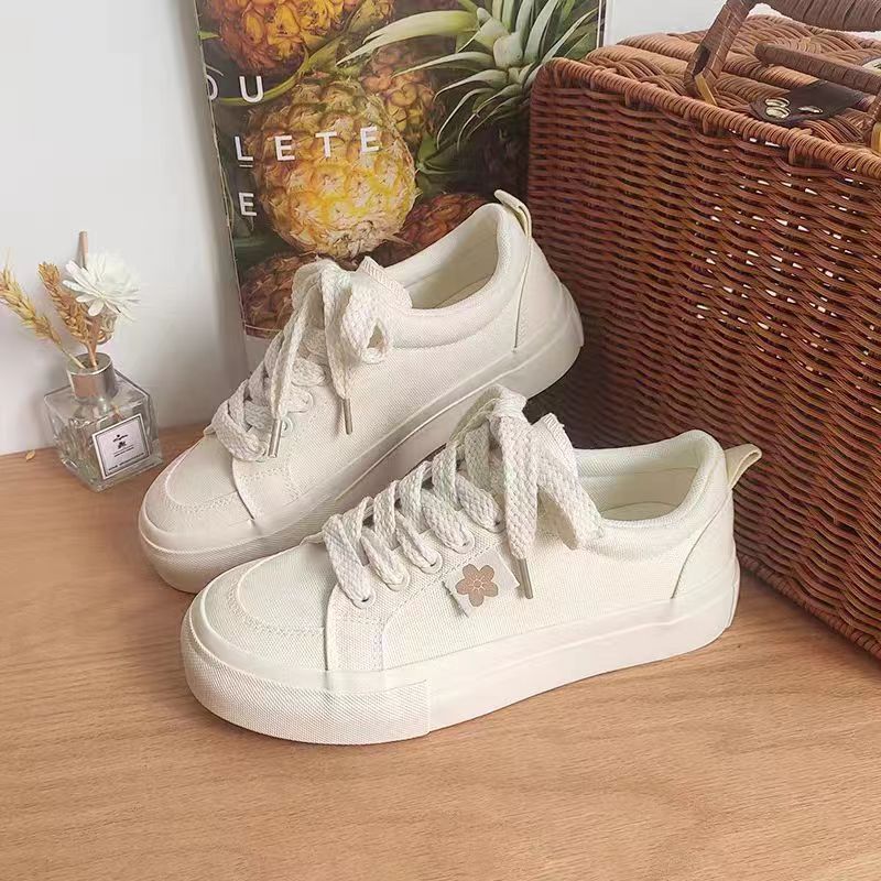 Damen Modische Sneakers aus hochwertigem Canvas mit eleganter Plattformsole Echo Archiv