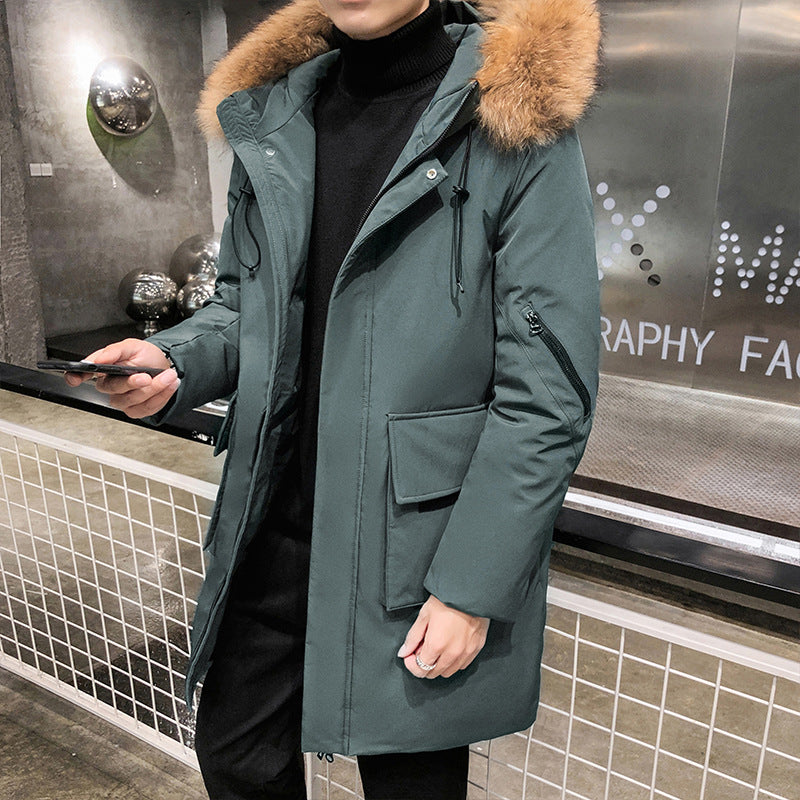 Herren isolierte Winterjacke mit abnehmbarer Kapuze Echoarchiv