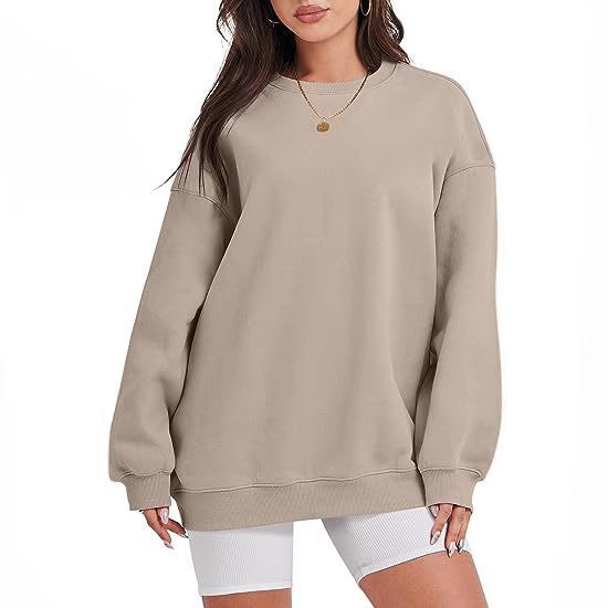 Damen nan extraweites Oversize-Sweatshirt mit überschnittener Schulter und angerautem Innenfutter Echo Archiv