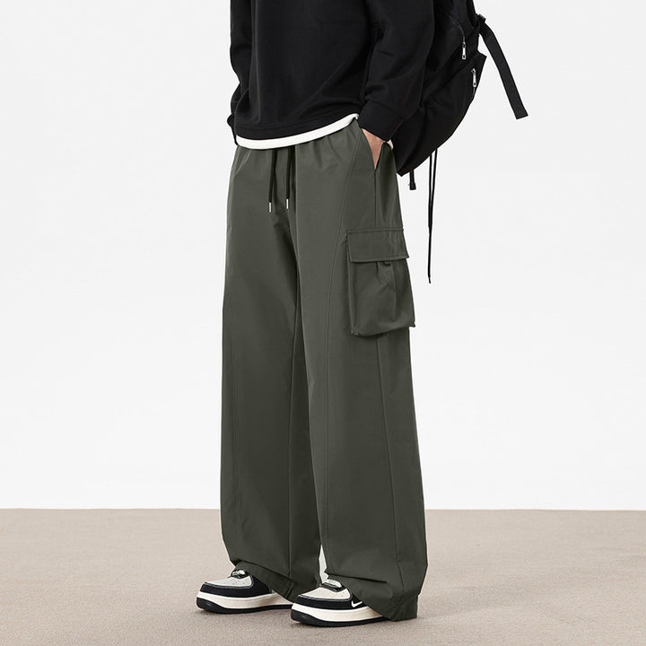 Herren Weitgeschnittene Cargo-Hose mit seitlichen Taschen