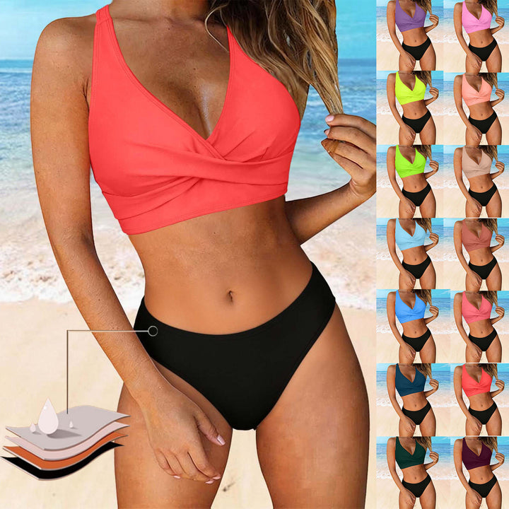 Damen Zweiteiliger Badeanzug mit floralem Design Echo Archiv