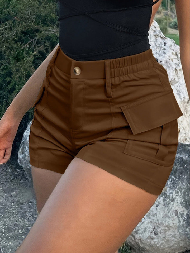 Damen Cargo-Shorts mit elastischem Bund und praktischen Seitentaschen Echo Archiv