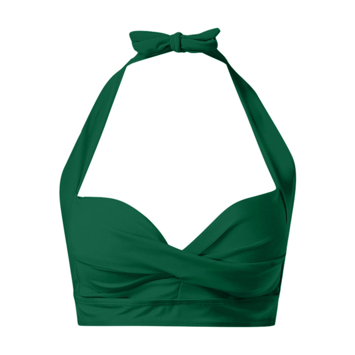 Damen Sportliches Bikinioberteil mit tiefem Ausschnitt und Halter-Design Echo Archiv