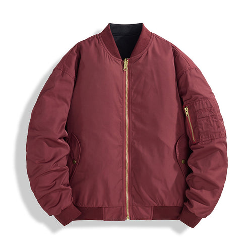 Herren Modische Bomberjacke mit Stehkragen Echo Archiv