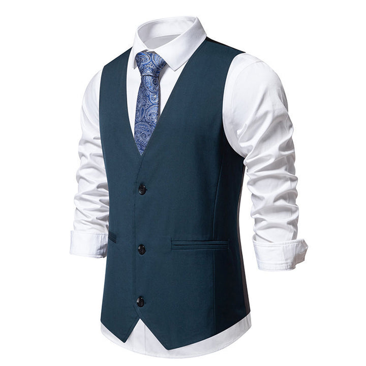 Herren elegante Anzugweste mit stilvollem Schnitt und hochwertigen Details Echoarchiv