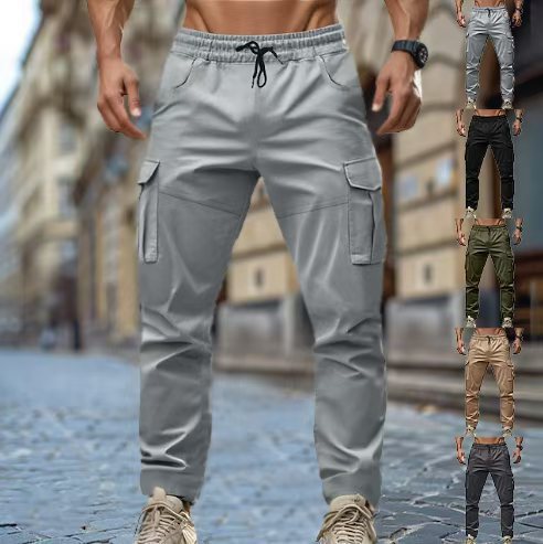 Herren Cargo-Hose mit elastischem Bund und praktischen Taschen Echoarchiv