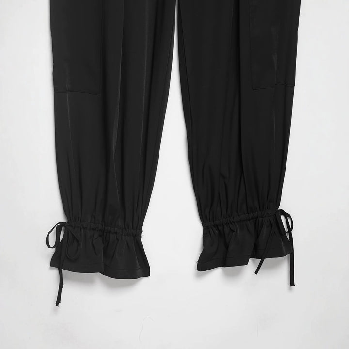 Damen Cargo-Jogginghose mit aufgesetzten Taschen, Bundfalten und Kordel-Säumen Echo Archiv