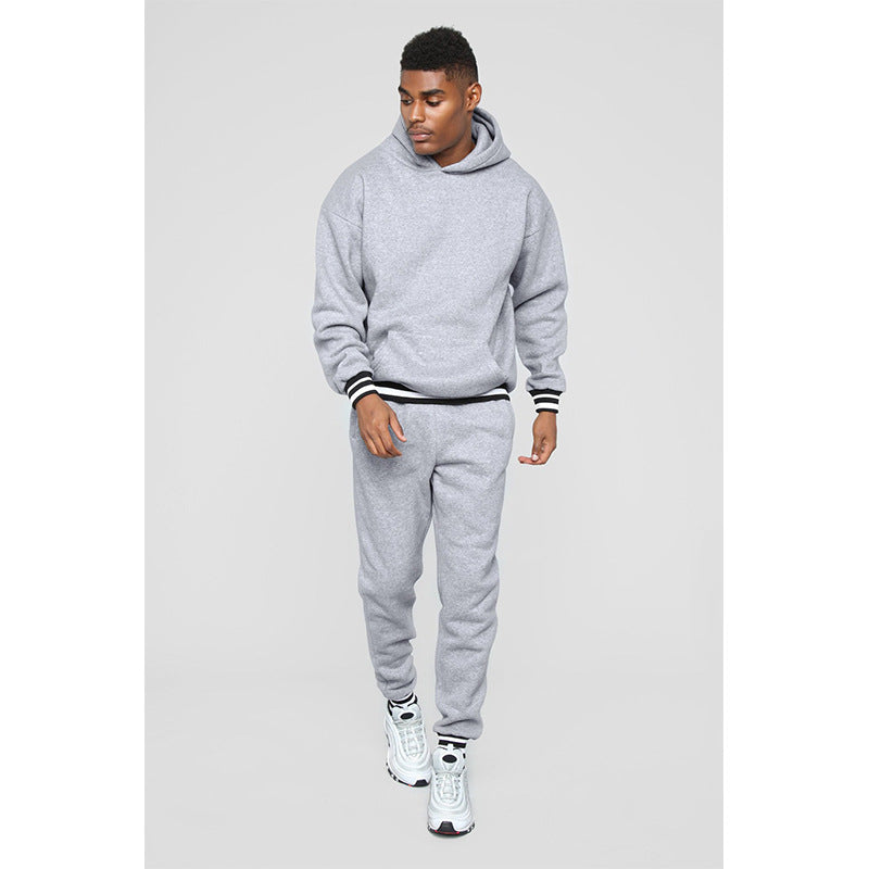 Herren Sportliches Sweatshirt und Jogginghose Set Echoarchiv