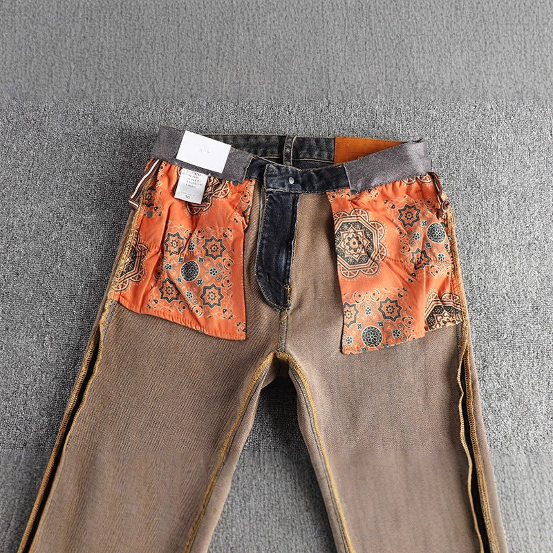 Herren Slim-Fit Jeans mit lässigem Used-Look – Vardeno