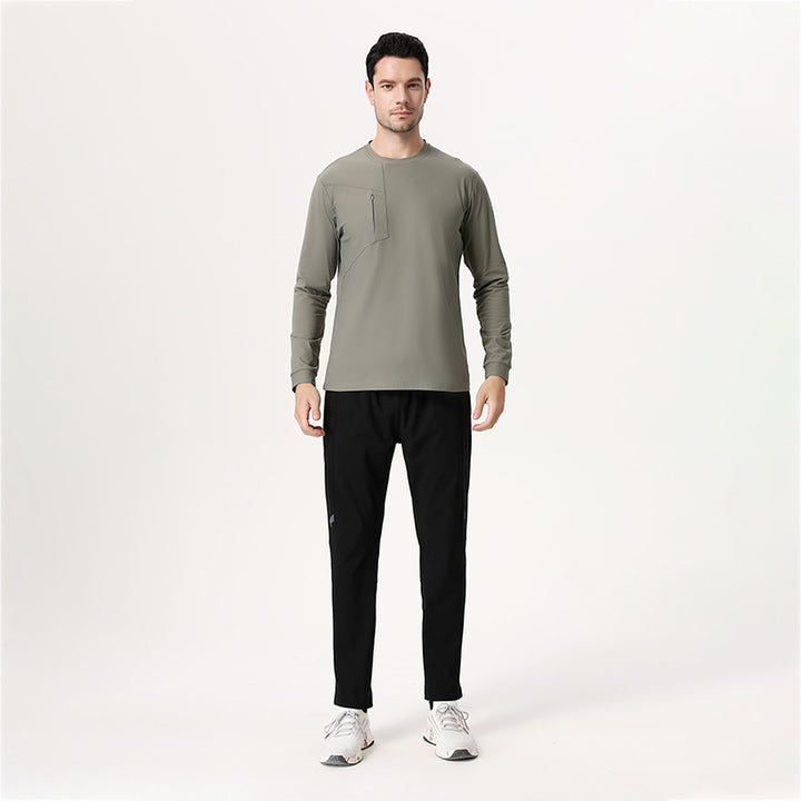 Herren Funktionsshirt mit praktischem Reißverschluss und innovativem Belüftungssystem Echoarchiv