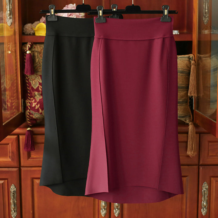 Damen Eleganter und figurbetonter Midi-Rock Echoarchiv