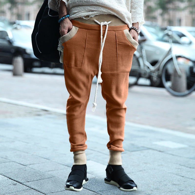 Herren bequeme Freizeit Jogginghose mit seitlichen Taschen und elastischem Bund Echoarchiv