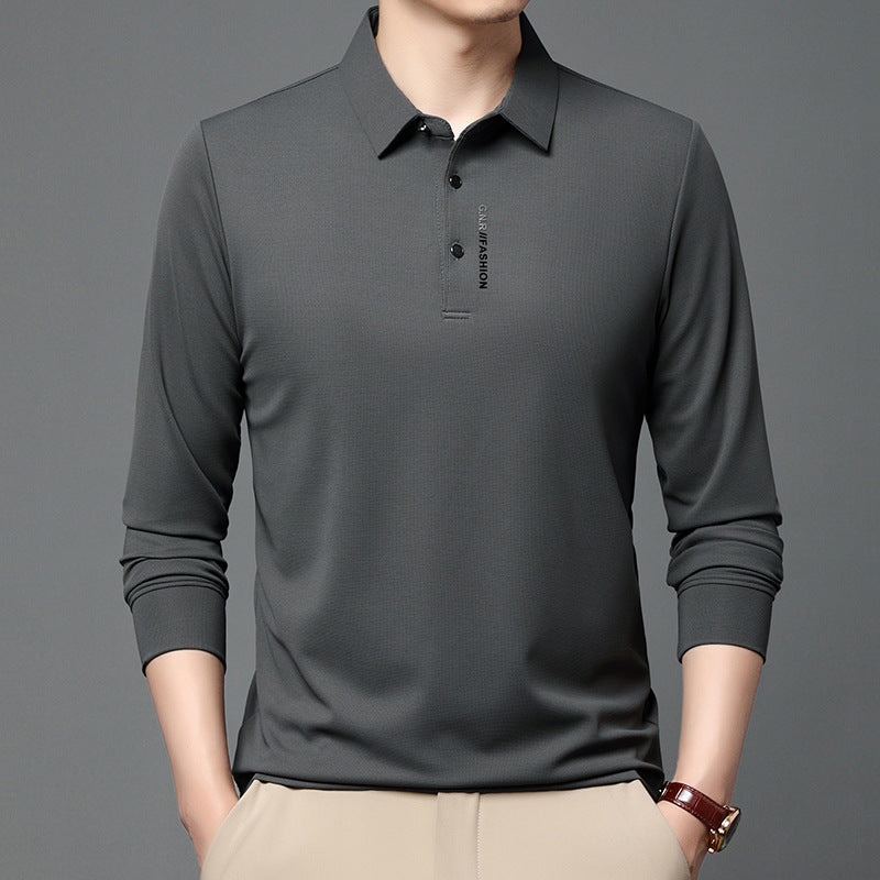 Herren modisches Langarm Poloshirt mit atmungsaktiven Eigenschaften Echoarchiv