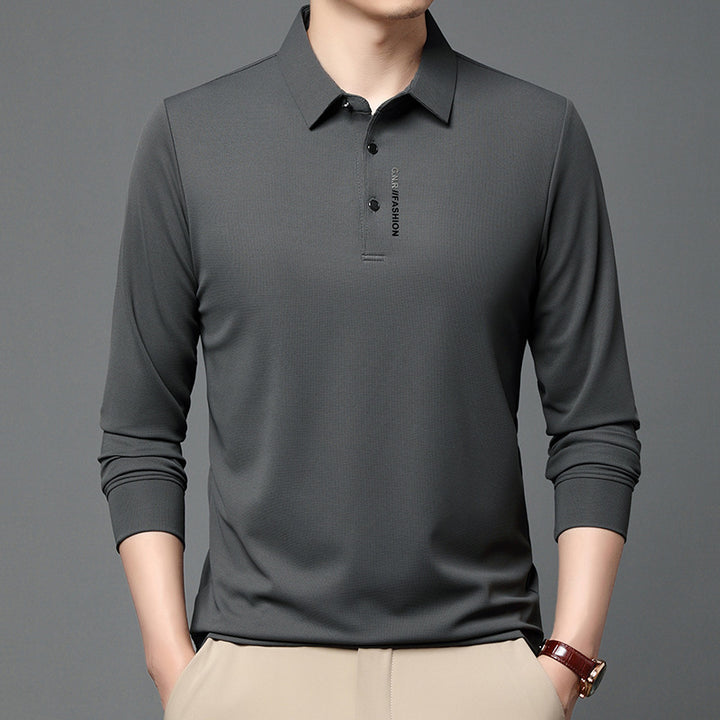 Herren modisches Langarm Poloshirt mit atmungsaktiven Eigenschaften Echoarchiv
