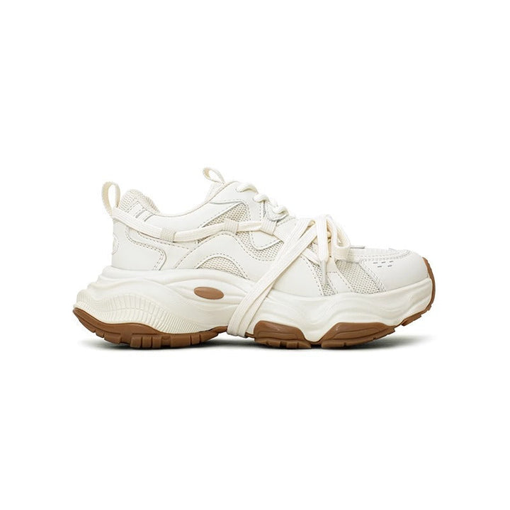 Damen Sportliche Plattform Sneakers Echo Archiv