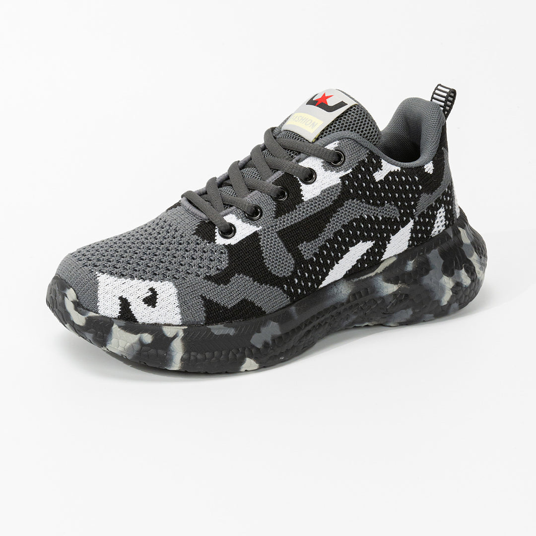 Unisex nan Camouflage-Strick-Sneaker mit geformter Dämpfungs-Zwischensohle und profiliertem Laufsohlen-Design Echo Archiv