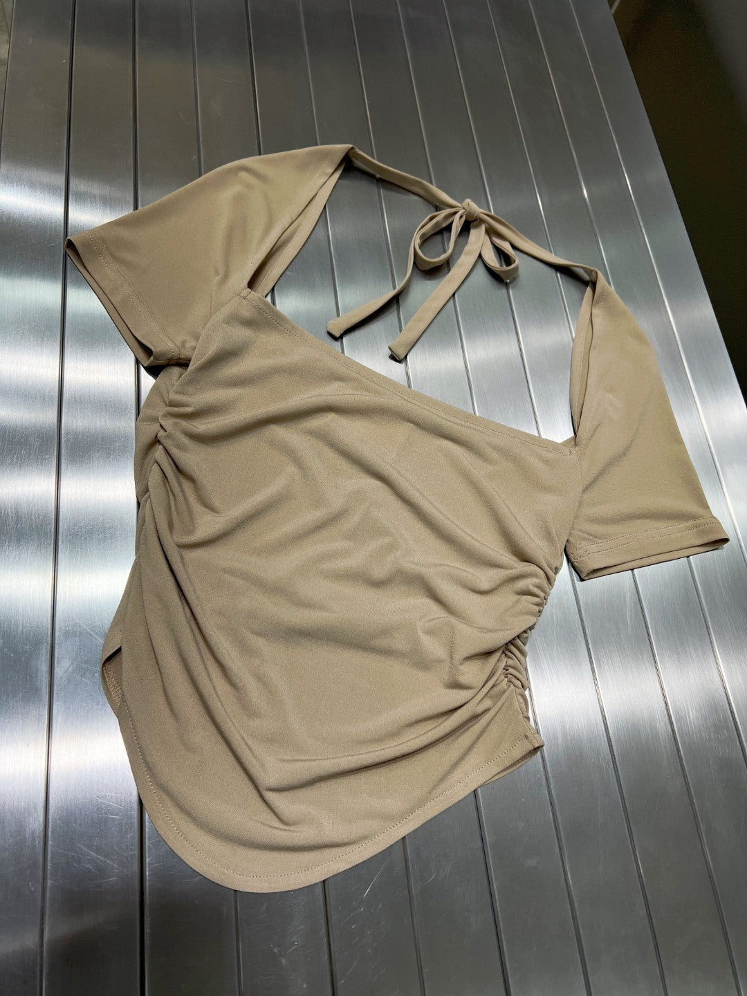 Damen Stretchbluse mit dekorativem Rückenausschnitt Echo Archiv