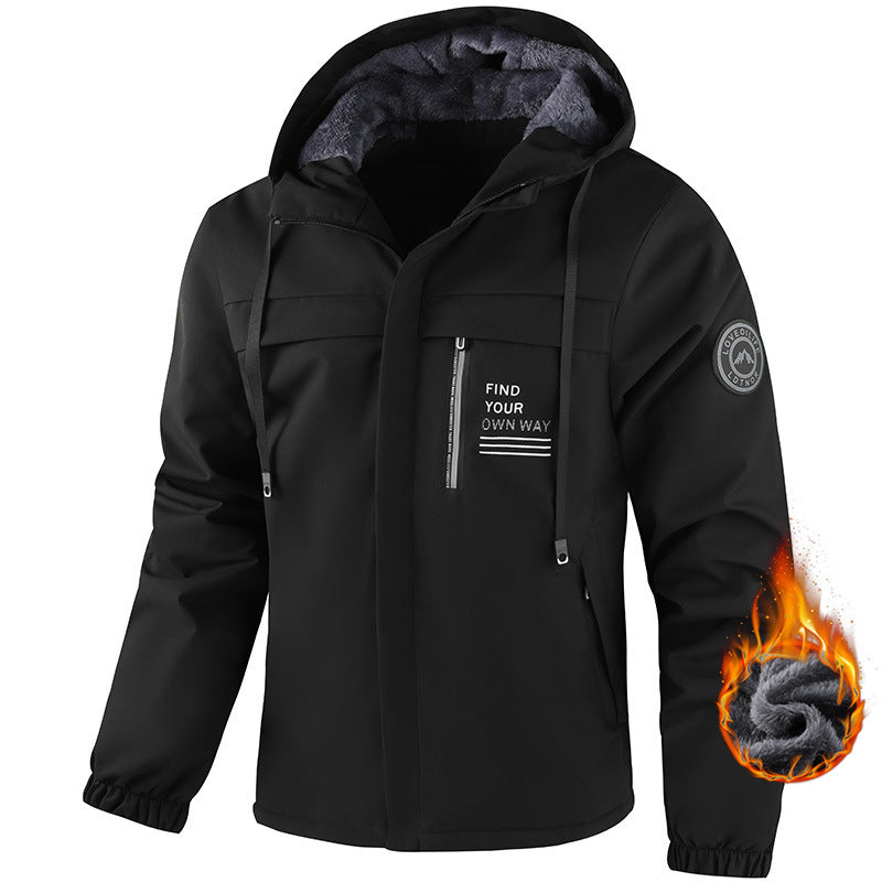 Herren Wasserabweisende Fleecejacke Echo Archiv