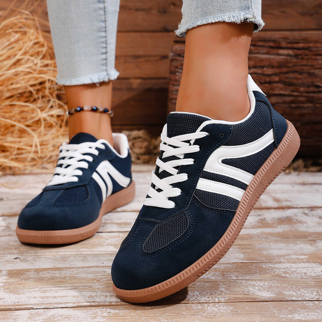 Damen Sportliche Sneakers aus hochwertigem Wildleder mit atmungsaktiver Sohle Echo Archiv