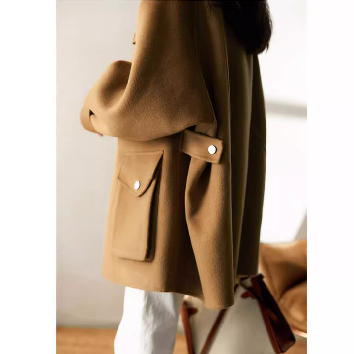 Damen modische Übergangsjacke mit praktischen Taschen Echoarchiv