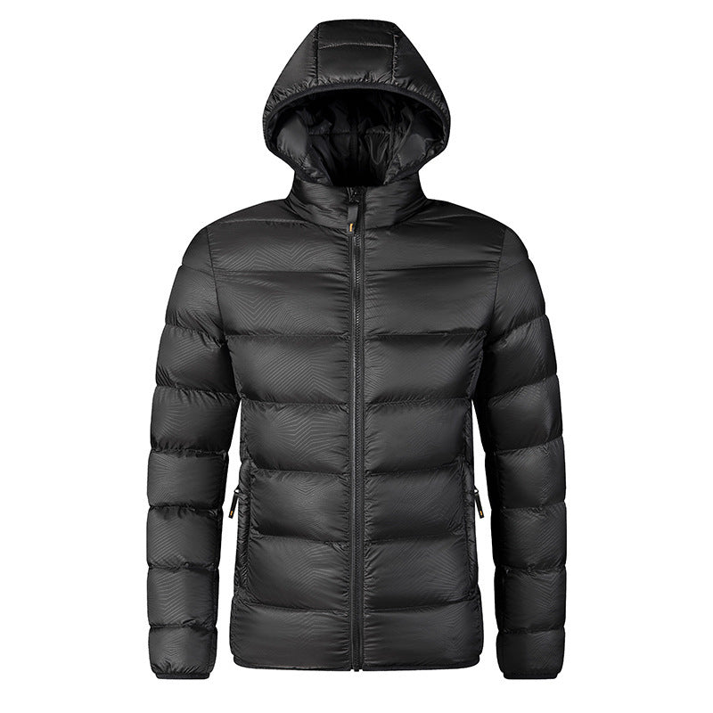 Herren Wasserdichte Steppjacke mit Kapuze Echo Archiv