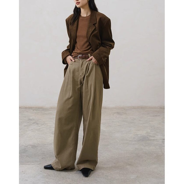Damen Elegante und lässige Oversized Blazer Echoarchiv