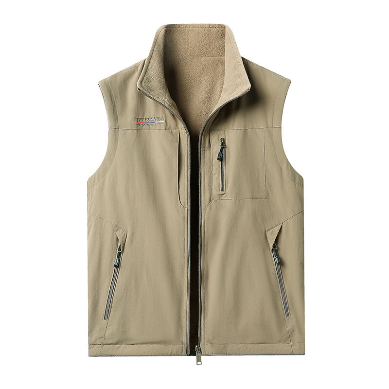 Herren Warmgefütterte Outdoor-Weste Echo Archiv