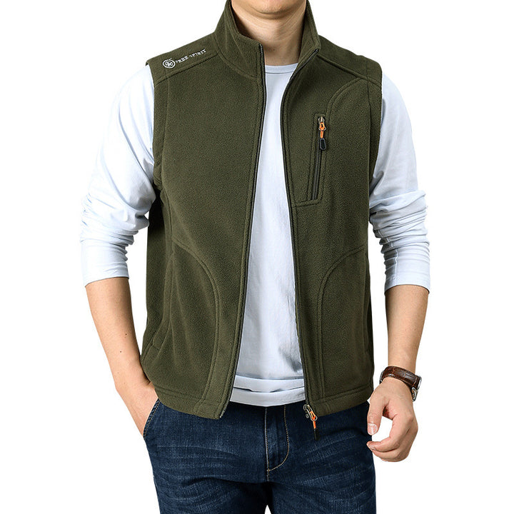 Herren Weiche Fleece-Weste Echo Archiv