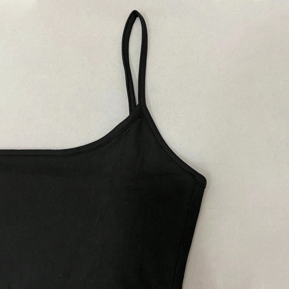 Damen figurbetontes Maxikleid mit schmalen Trägern und elegantem Schnitt Echo Archiv