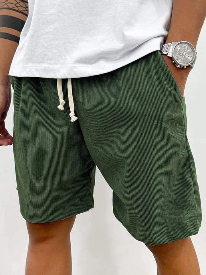 Echoarchiv | Herren Casual Kordelzug Cord Shorts